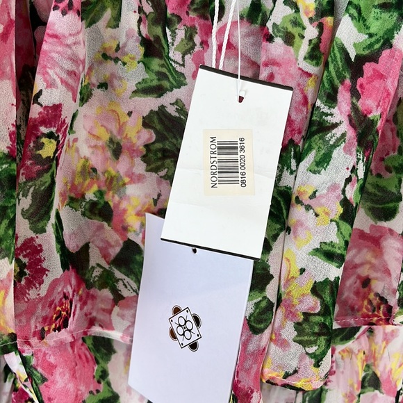 NWT Wayf women’s floral Lira midi Dress. Size Medium - Picture 9 of 12